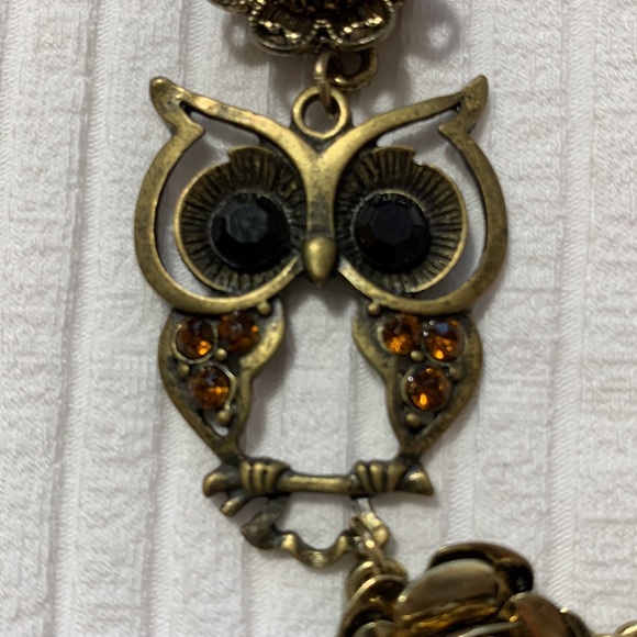 Owl 🦉 Necklace and Earrings 📍FIRM📍NEW 🦉 🦉 2 pcs in jewelry bag - Picture 5 of 16